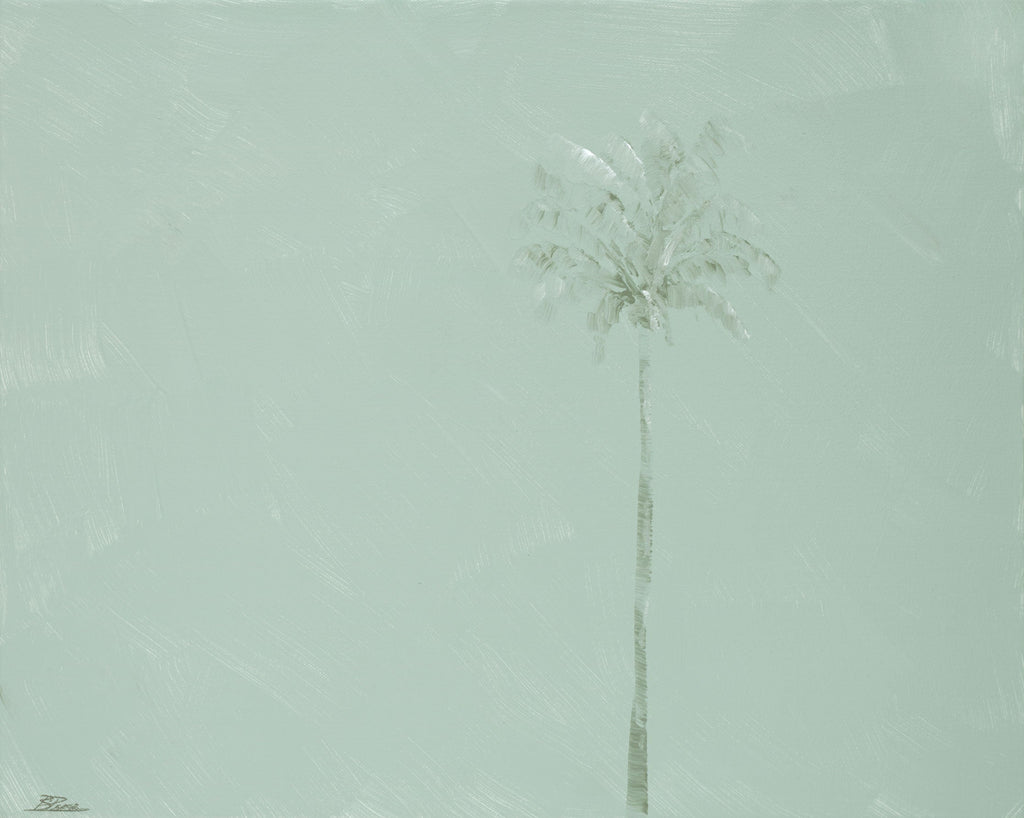 Enlightened Palm - an original palm tree painting by Billy Pease.