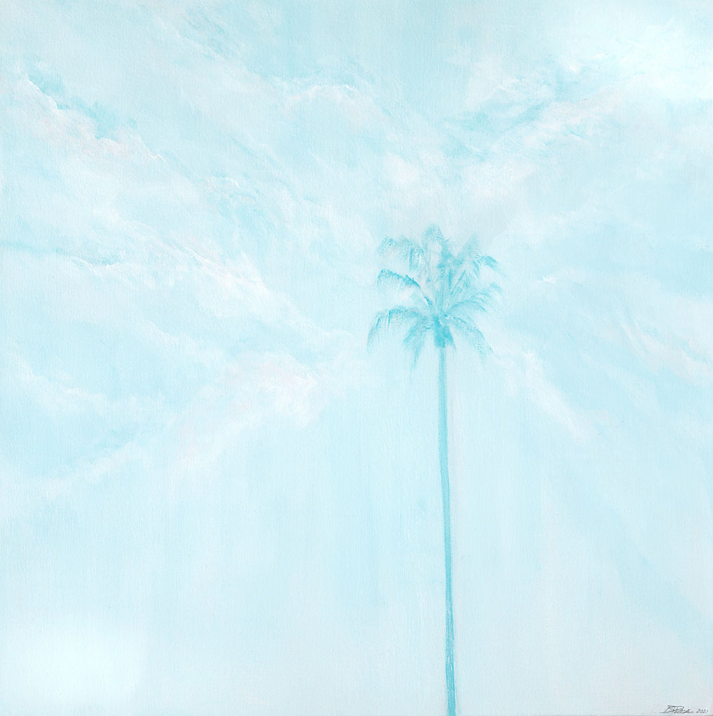 Cloud Dance - an original palm tree painting by Billy Pease.